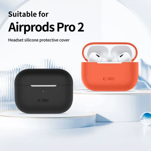Tech-protect Silicone Apple Airpods Pro 1 / 2 Caffe Latte - 3