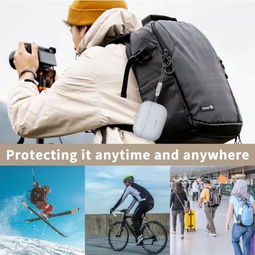 Tech-protect Silicone Apple Airpods Pro 1 / 2 Caffe Latte - 4