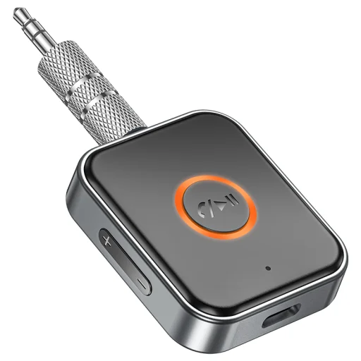 Borofone Audio Bluetooth vevő AUX BC555 Suave fekete jack adapter - 2