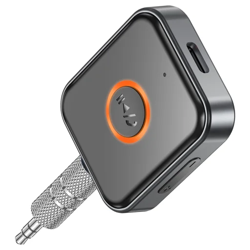 Borofone Audio Bluetooth vevő AUX BC555 Suave fekete jack adapter - 4