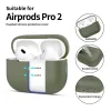 Tech-protect Szilikon Apple Airpods Pro 1 / 2 Olívazöld - 2