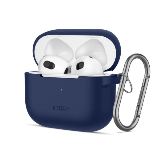 Tech-protect Silicone Hook Apple Airpods 3 Navy Blue Tok - 1