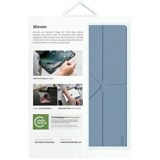 Uniq Moven iPad Air 11" (2024) fliptok - Kék - 8