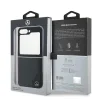 Mercedes Bőr Fa Imitáció MagSafe Tok Samsung Galaxy Z Flip 6 - Fekete - 8