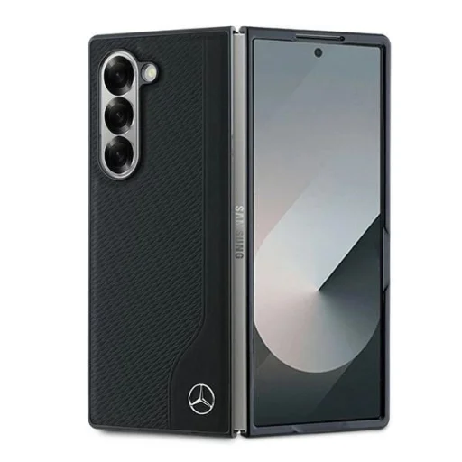 Samsung Galaxy Z Fold 6 Mercedes Mágneses Tok - Fekete - 1