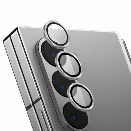 Uniq Optix Alumínium Edzett Üveg (Applikátorral) a Samsung Galaxy Z Fold 6 kamerájának - Fehér üvegfólia - 1