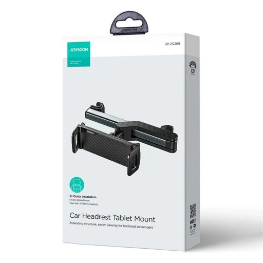 Joyroom JR-ZS369 autós tablet tartó fejtámlára - fekete - 5