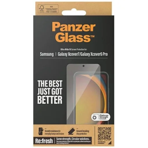 PanzerGlass Ultra-Wide Fit üvegfólia Samsung Galaxy XCover7 / XCover6 Pro - 4