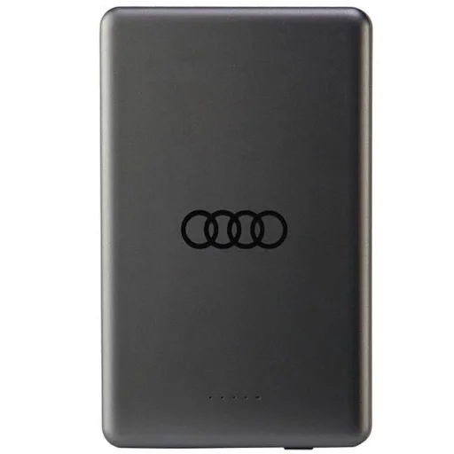 Powerbank Audi Big Logo MagSafe induktív 15W 5000mAh - szürke - 3
