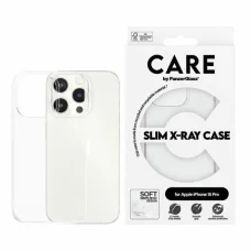 CARE by PanzerGlass Slim X-Ray tok iPhone 15 Pro - Átlátszó