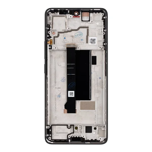 LCD kijelző + érintőpanel + előlapi borítás Poco X6 5G fekete - 2