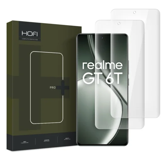 Hofi UV Glass Pro+ 2-Pack Realme GT 6 / GT 6T üvegfólia - 1