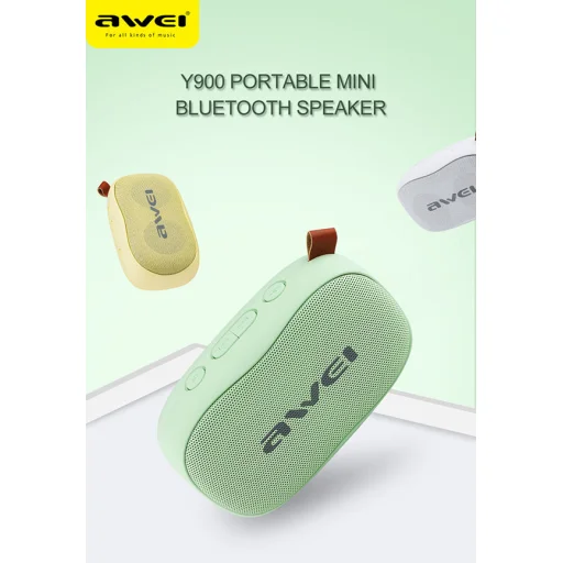 Awei Hordozható Bluetooth Hangszóró Y900 Sárga - 5
