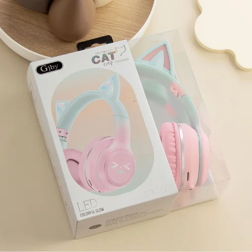 Fejhallgató CICAJÁRVÁNY - Vezeték nélküli CA-042 Rózsaszín - 7