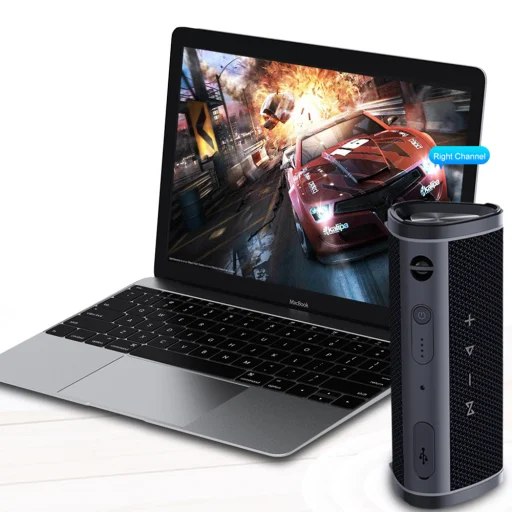 Awei Hordozható Bluetooth Hangszóró Y331 TWS vízálló IPX6 Fekete - 3