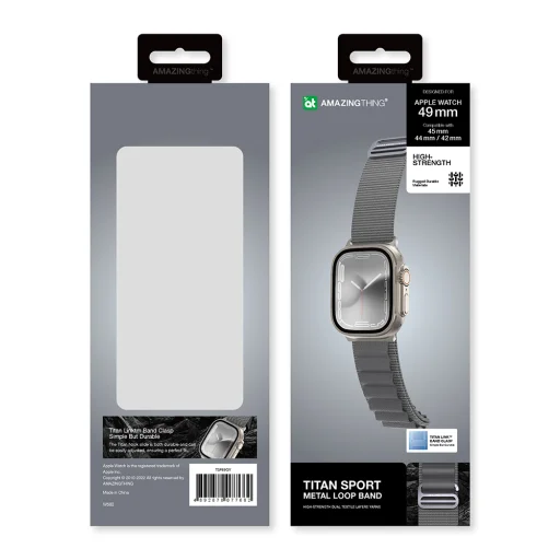 Amazing Thing Titan Sport Szíj (TSP49GY) Apple Watch Ultra (49mm) szürke - 11