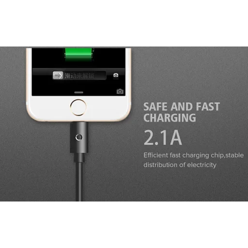 REMAX Kábel Waist Drum RC-082m - USB to Micro USB - Szürke - 3