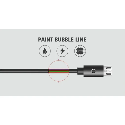 REMAX Kábel Waist Drum RC-082m - USB to Micro USB - Szürke - 5