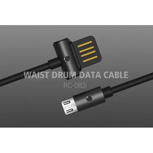REMAX Kábel Waist Drum RC-082m - USB to Micro USB - Szürke - 10