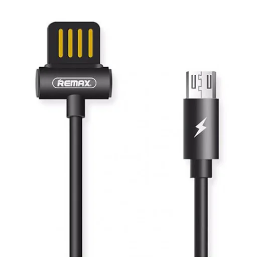 REMAX Kábel Waist Drum RC-082m - USB - Micro USB - Fekete - 1