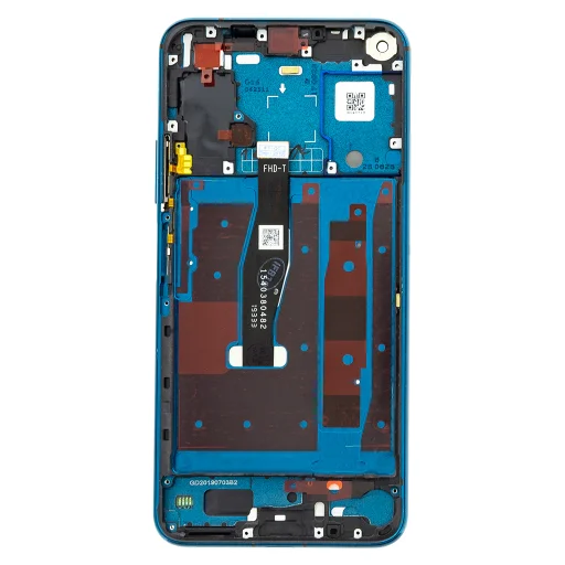 LCD kijelző + érintőegység + előlapi borítás Honor 20 Pro kék - 2