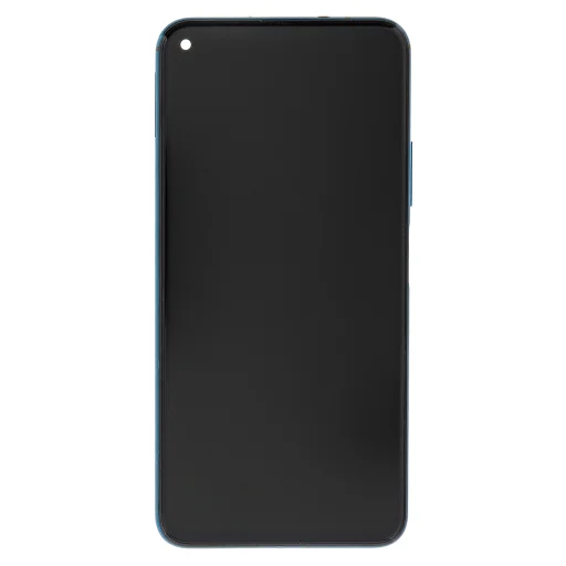 LCD kijelző + érintőegység + előlapi borítás Honor 20 Pro kék - 1