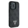  iPhone 16 Pro fekete Original Case GUESS hardcase Leather 4G Triangle Strass Magsafe GUHCP16LP4TDPK tok thumbnail