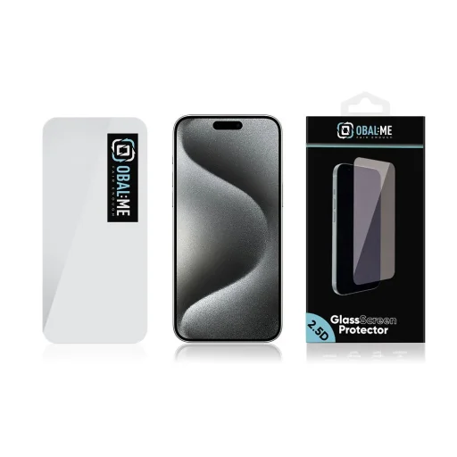 OBAL:ME 2.5D Üvegfólia Apple iPhone 16 Pro Max, Átlátszó - 3