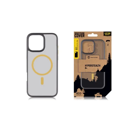 Tactical MagForce Hyperstealth 2.0 iPhone 16 Pro Max Fekete/Sárga tok - 3