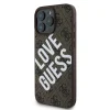  iPhone 16 Pro Max barna Guess PU Leather 4G Big Love Logo MagSafe tok - 3