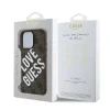  iPhone 16 Pro Max barna Guess PU Leather 4G Big Love Logo MagSafe tok - 6