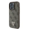  iPhone 16 Pro Max Barna Original Case GUESS hardcase Leather 4G Triangle Strass Magsafe GUHCP16XP4TDPW tok thumbnail