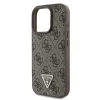  iPhone 16 Pro Max Barna Original Case GUESS hardcase Leather 4G Triangle Strass Magsafe GUHCP16XP4TDPW tok thumbnail