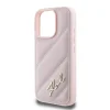  iPhone 16 Pro Pink Eredeti Pouch KARL LAGERFELD keménytok Steppelt Signature KLHCP16LPQDSMGP tok thumbnail