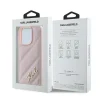  iPhone 16 Pro Pink Eredeti Pouch KARL LAGERFELD keménytok Steppelt Signature KLHCP16LPQDSMGP tok thumbnail