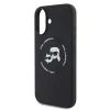  iPhone 16 Fekete Karl Lagerfeld Liquid Silicone K&CH Heads MagSafe tok thumbnail