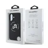  iPhone 16 Fekete Karl Lagerfeld Liquid Silicone K&CH Heads MagSafe tok thumbnail