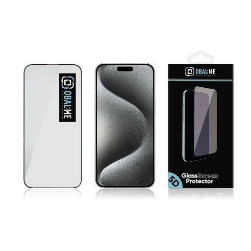 OBAL:ME 5D üvegfólia Apple iPhone 16 Pro Max-hoz fekete - 3