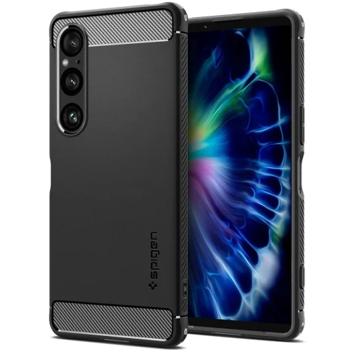 Spigen Rugged Armor Sony Xperia 1 Vi Matte Fekete Tok - 1