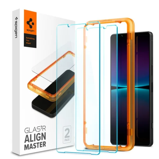 Edzett üveg SPIGEN ALM GLAS.TR 2-PACK SONY XPERIA 1 VI átlátszó üvegfólia - 1