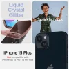  iPhone 15 Plus Glitter Crystal Rose Spigen Liquid Crystal tok thumbnail