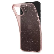  iPhone 15 Plus Glitter Crystal Rose Spigen Liquid Crystal tok