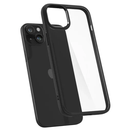  iPhone 15 Plus Matt fekete Spigen Crystal Hybrid tok - 11