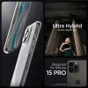 iPhone 15 Pro átlátszó Spigen CRYSTAL HYBRID tok thumbnail