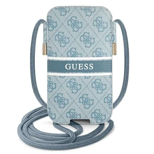 Guess Kézitáska GUPHL4GDBL 6.7" kék/kék kemény tok 4G Stripe - 1