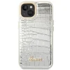 Guess GUHCP14MHGCRHS iPhone 14 Plus 6.7" ezüst / ezüst keménytok Croco Collection tok - 3