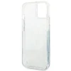 Guess GUHCP14MLFLSN iPhone 14 Plus 6.7" zöld keménytok Flower Liquid Glitter tok - 7