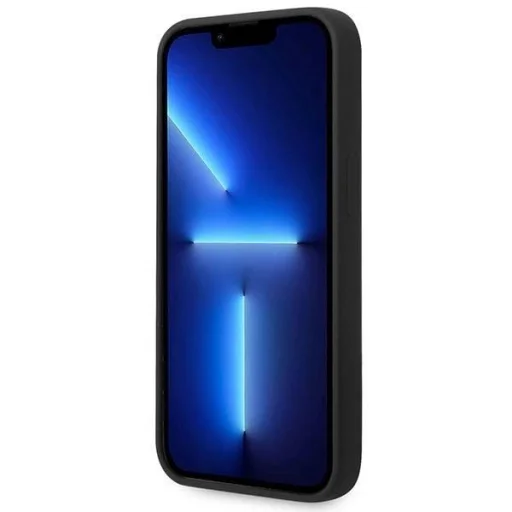 Guess GUHCP14MSLTGK iPhone 14 Plus 6.7" fekete/fekete tok Szilikon Háromszög - 5