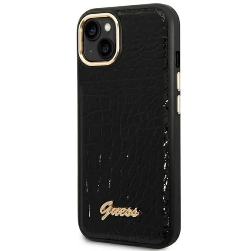Guess GUHCP14MHGCRHK iPhone 14 Plus 6.7" fekete kemény tok Croco Collection - 2