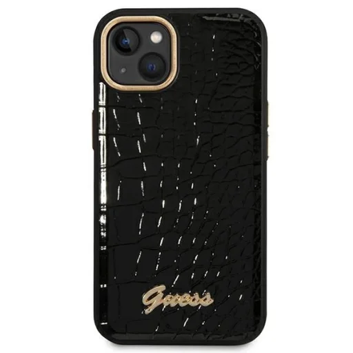 Guess GUHCP14MHGCRHK iPhone 14 Plus 6.7" fekete kemény tok Croco Collection - 3